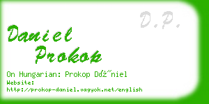 daniel prokop business card